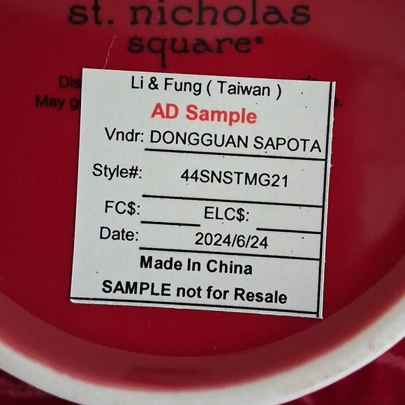 St. Nicholas Square Grandpa Claus & Grandma Claus Holiday Coffee Mugs - Picture 12 of 12